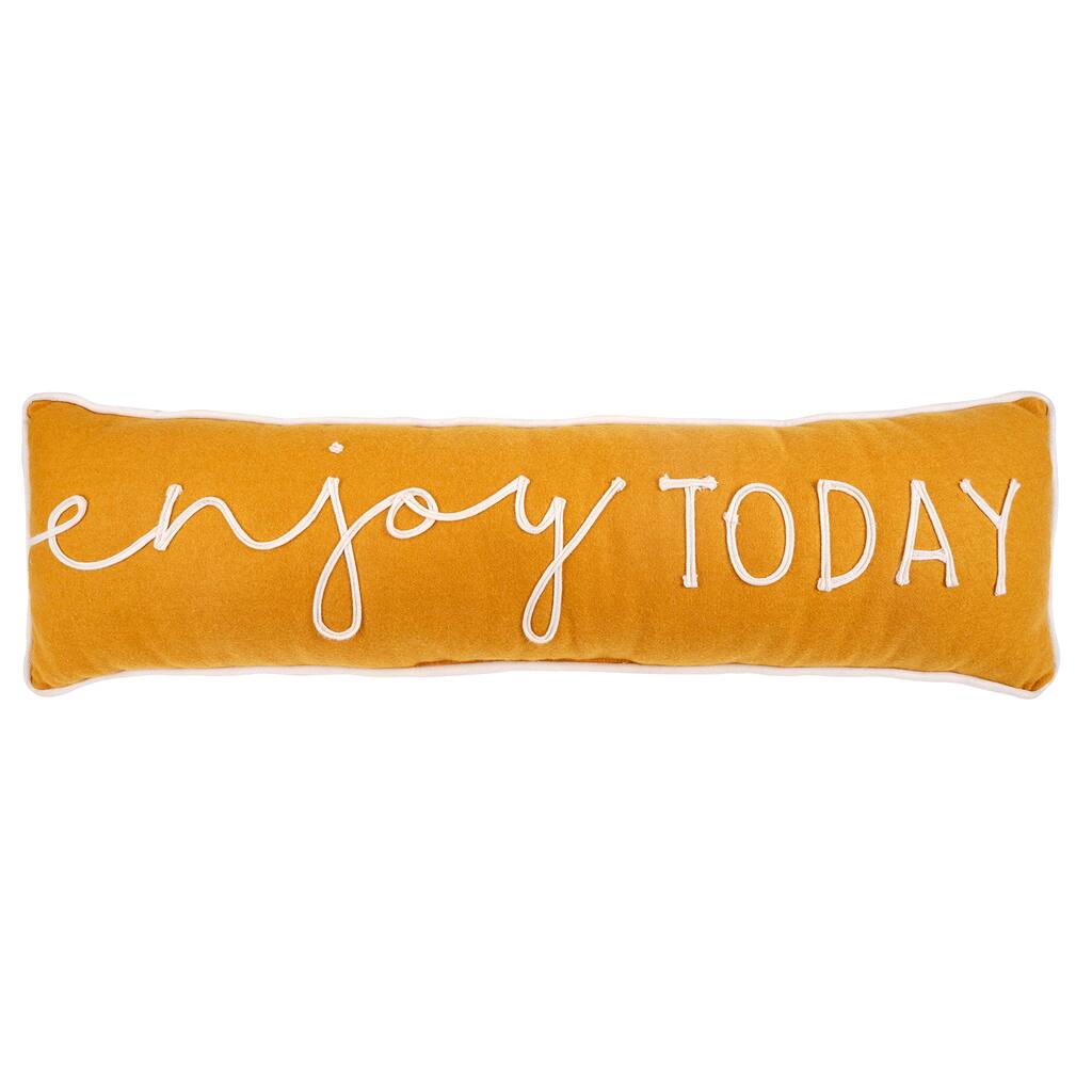 Orange Enjoy Today Softline Pillow By Ashland Michaels